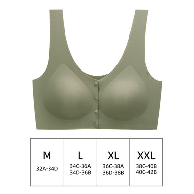 Grudnjak za dojilje Grudnjak za trudnice s uklonjivim jastučićima s prednje otvorene kopče Prozračni, udobni 3D bešavni grudnjaci za žene Vruće u trudnoći