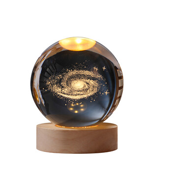 Φως νύχτας LED Milky Way Galaxy Solar System Crystal Ball Παιδικό φωτιστικό νύχτας Υπνοδωμάτιο Φως περιβάλλοντος Δημιουργικό δώρο Φως νύχτας