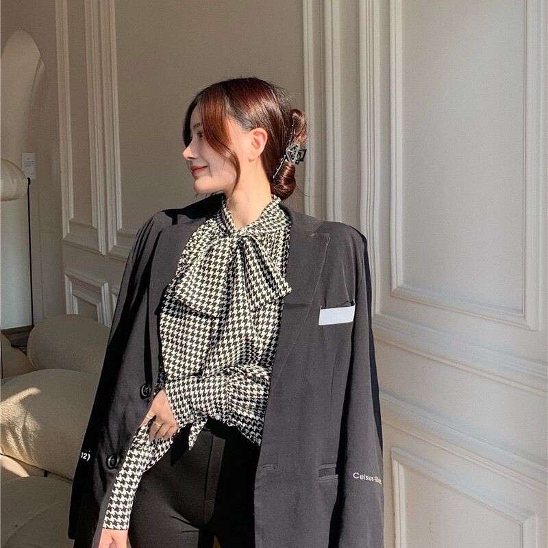 Retro korejiešu stila 2024. gada modes pavasaris Jaunas šifona blūzes Biroja OL krekls Sieviešu eleganti mežģīņu krekli ar garām piedurknēm