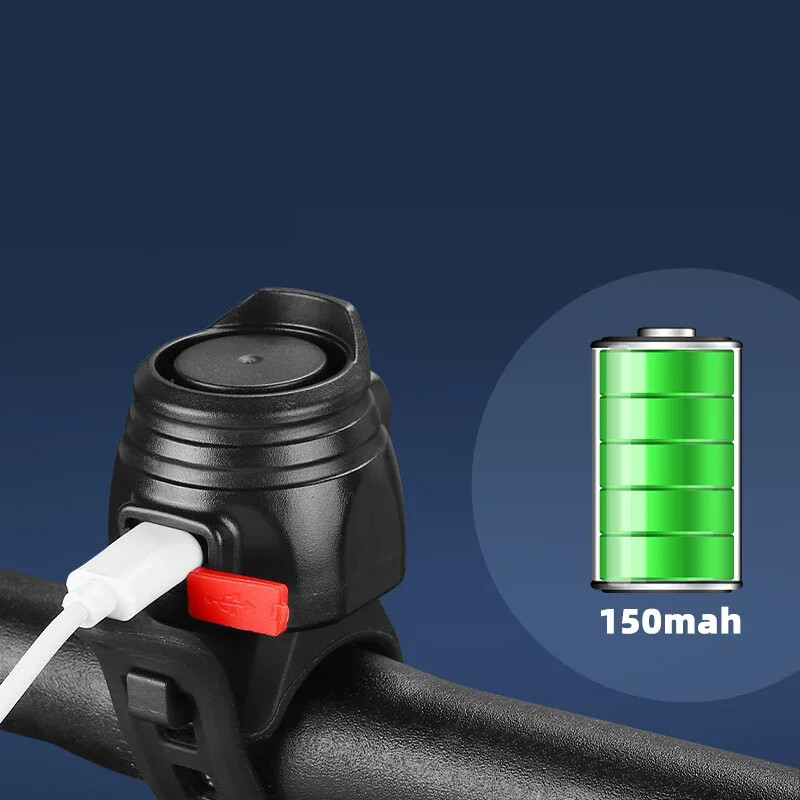 USB punjivi bicikl Motocikl Električno zvono Sirena 6 načina Upravljač MTB cestovni biciklizam Protuprovalni alarm Sirena Dodaci za bicikl