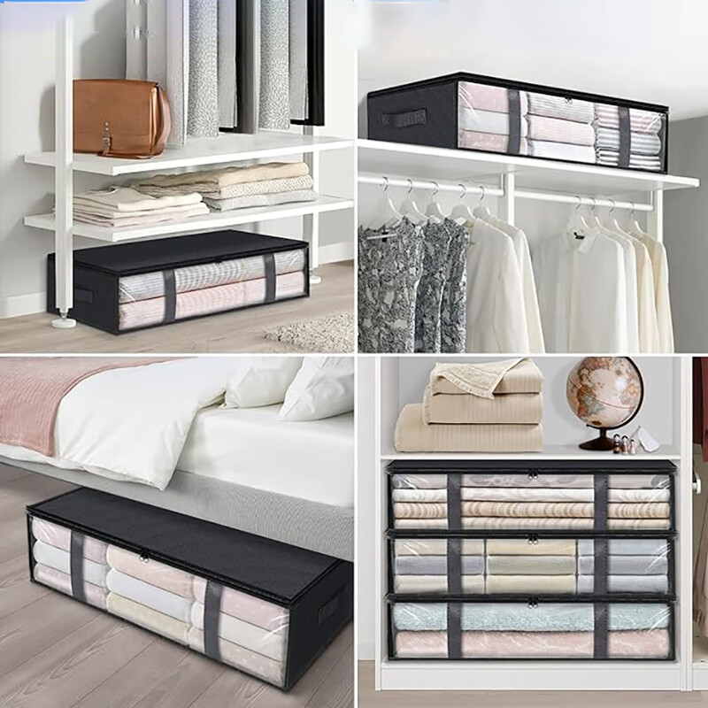 Cutii de depozitare Depozitare haine Saci de depozitare pliabile Depozitare sub pat Depozitare pentru organizarea hainelor Dormitor pilote Dulap Dormitor