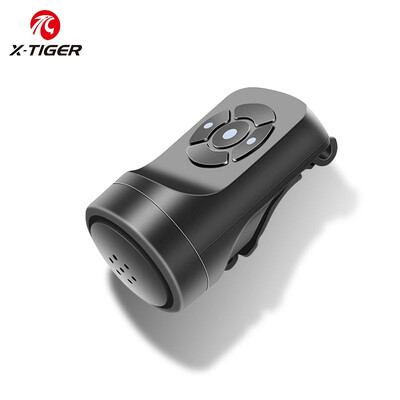 X-TIGER 140 dB Κουδούνι ποδηλάτου USB Φορτιζόμενη ηλεκτρική κόρνα 4 τρόπων μοτοσικλέτας Ποδήλατο Horn Mountain Road Cycling Συναγερμός κατά της κλοπής