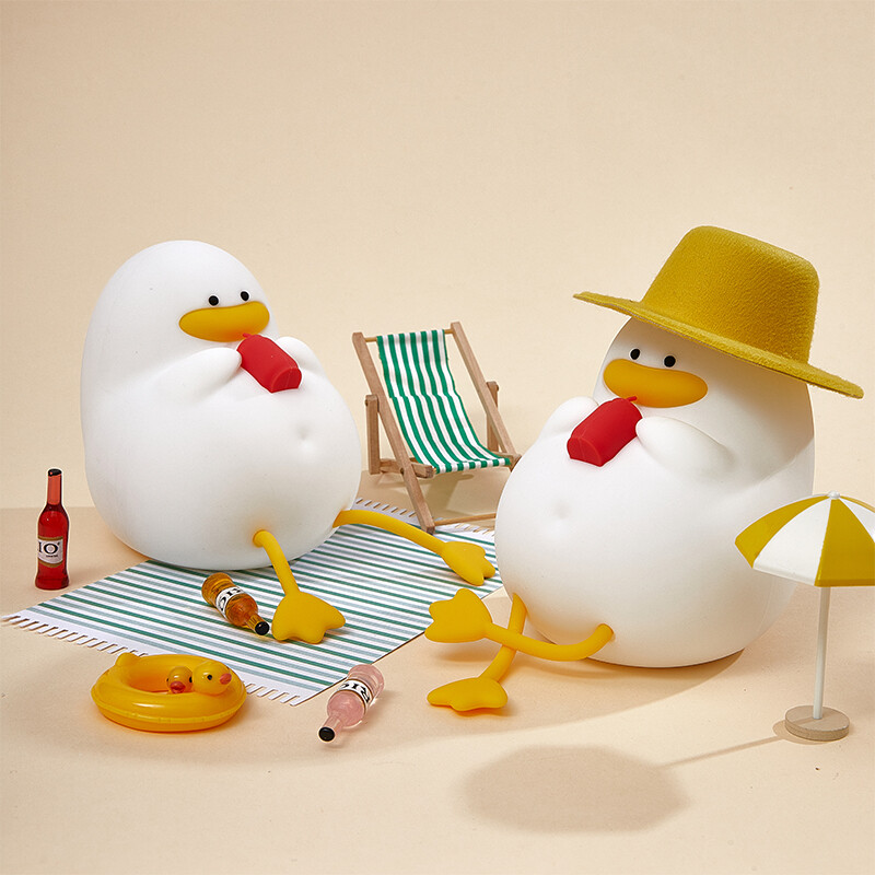 LED naktinė lemputė įkraunama antis naktinė lemputė silikoninė reguliuojama lemputė prie lovos naktiniai šviestuvai kambario dekoras Dovana vaikams