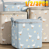 Torba za pohranu velikog kapaciteta 3/2/1 KOM Vreće za sortiranje Poplun Odjeća Poplun Deka Otporan na prašinu Ormar ispod kreveta Organizator otporan na vlagu