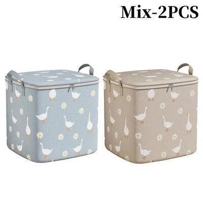 Torba za pohranu velikog kapaciteta 3/2/1 KOM Vreće za sortiranje Poplun Odjeća Poplun Deka Otporan na prašinu Ormar ispod kreveta Organizator otporan na vlagu