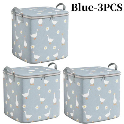 Torba za pohranu velikog kapaciteta 3/2/1 KOM Vreće za sortiranje Poplun Odjeća Poplun Deka Otporan na prašinu Ormar ispod kreveta Organizator otporan na vlagu