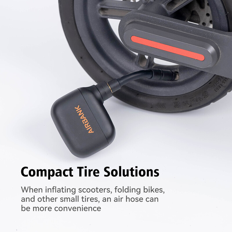 AIRBANK Extension Tube για Αξεσουάρ Ποδηλασίας AS100 Προσαρμογέας βαλβίδας αντλίας ποδηλάτου ποδηλάτου για AIRBANK AS100
