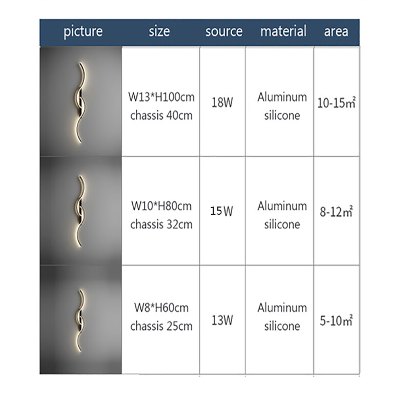 Moderna LED sienas lampa minimālisma Led Light Guļamistabas pie gultas garas lentes sienas lampas Dzīvojamās istabas mājas iekštelpu apgaismojuma armatūra