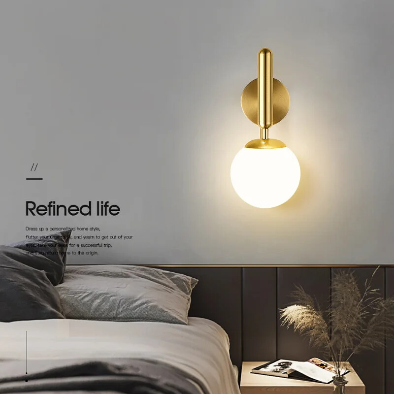 Lampă de perete modernă cu LED Iluminat de interior pentru hotel, baie, dormitor, noptieră, sufragerie, accesoriu pentru decorarea casei, coridor, lampă de perete