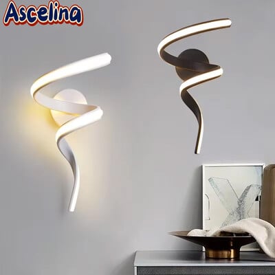 Lampă de perete modernă, minimalistă, cu LED, decor interior pentru casă, aplice de perete pentru sufragerie, dormitor, noptiera, lustre, lumina de fundal