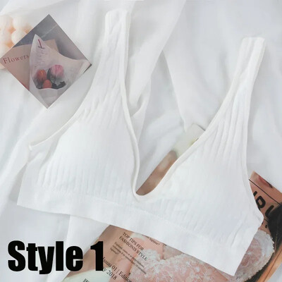 Szoptatási melltartó Terhesség Ruhák Kismama Alvás Szoptató Melltartó Deep V pamut melltartó Allaitement terhes nők számára