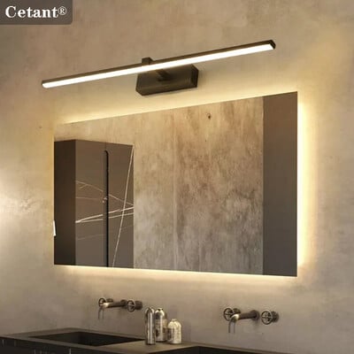 Lampă de perete modernă cu LED Oglindă Decor Iluminat 40/60cm Banda de lumină lungă pentru baie Toaletă Bucătărie Corpuri de iluminat cu LED de interior Lustru