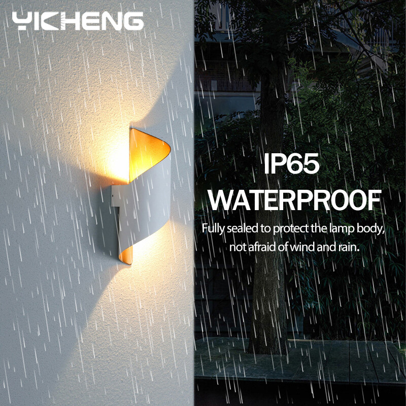 Spirālveida dizaina LED sienas lampa 10 W iekštelpu sienas lampas ūdensnecaurlaidīga āra moderna ziemeļvalstu lampiņa iekštelpu sienas lampa mājas dekors