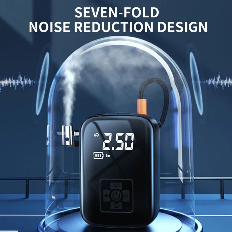 150PSI prijenosni zračni kompresor bežični uređaj za napuhavanje guma električna pumpa za automobile motocikle bicikle čamce i sportske lopte