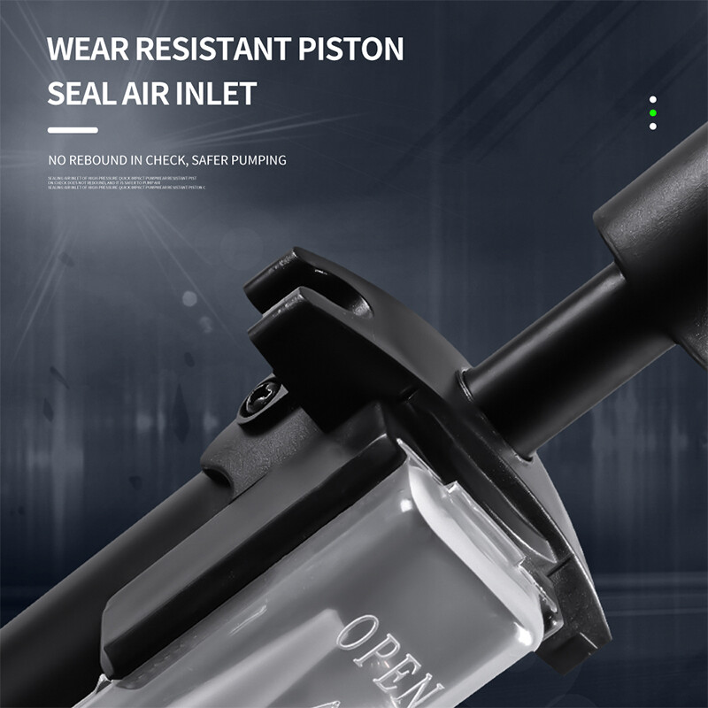 BUCKLOS Zellmann Bicycle Pump 160PSI Road Mountain Bike Air Pump with Gauge Presta Schrader Valve Inflator Tire Cycling Tools