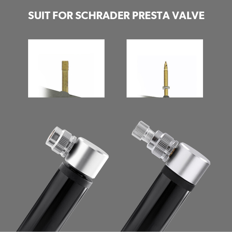 Prijenosni mini bicikl Pumpa za bicikle Aluminijska legura Biciklistička ručna zračna pumpa Lopta Pumpa za gume Schrader Presta Ventil pumpa za bicikl