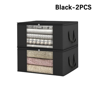 4PCS Vreća za pohranu odjeće velikog kapaciteta Organizator s ojačanom ručkom za pokrivače Pokrivači Posteljine Jastuci Igračke