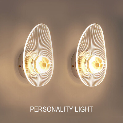 LED zidni svijećnjak Akrilna noćna zidna svjetiljka Zidna rasvjeta s promjenjivim svjetlom u 3 boje za unutarnje dekoracije u potkrovlju kuće