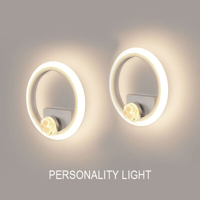 LED zidni svijećnjak Akrilna noćna zidna svjetiljka Zidna rasvjeta s promjenjivim svjetlom u 3 boje za unutarnje dekoracije u potkrovlju kuće