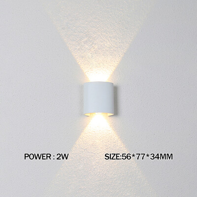 Led zidna svjetiljka Vanjska rasvjetna jedinica za stepenice Noćni potkrovlje Dnevni boravak Gore Dolje Kućni hodnik Lampada 2W 4W 6W 8W 10W 12W Zidni svijećnjaci