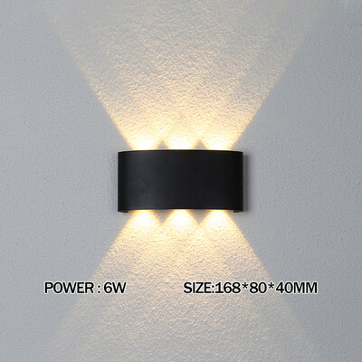 Led fali lámpa kültéri lépcsős lámpatest éjjeli tetőtér Nappali Fel Le Otthon Folyosó Lampada 2W 4W 6W 8W 10W 12W fali lámpatest