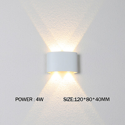 Led fali lámpa kültéri lépcsős lámpatest éjjeli tetőtér Nappali Fel Le Otthon Folyosó Lampada 2W 4W 6W 8W 10W 12W fali lámpatest