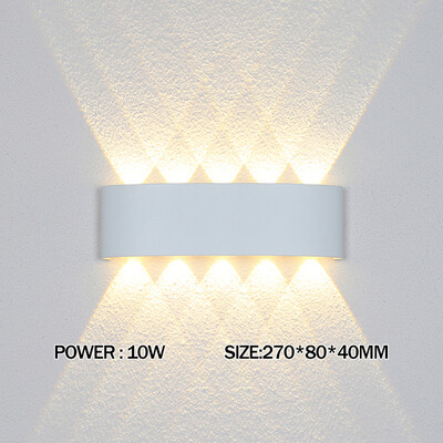 Led fali lámpa kültéri lépcsős lámpatest éjjeli tetőtér Nappali Fel Le Otthon Folyosó Lampada 2W 4W 6W 8W 10W 12W fali lámpatest
