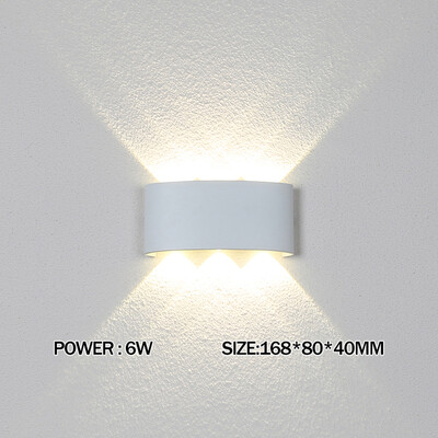 Led fali lámpa kültéri lépcsős lámpatest éjjeli tetőtér Nappali Fel Le Otthon Folyosó Lampada 2W 4W 6W 8W 10W 12W fali lámpatest