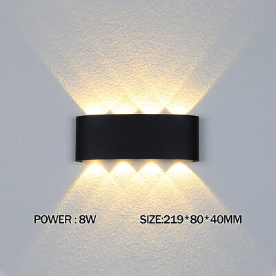 Led fali lámpa kültéri lépcsős lámpatest éjjeli tetőtér Nappali Fel Le Otthon Folyosó Lampada 2W 4W 6W 8W 10W 12W fali lámpatest