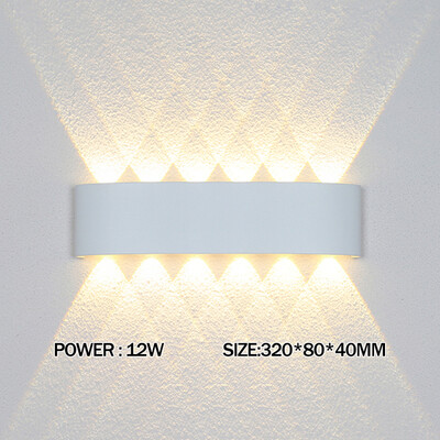Led fali lámpa kültéri lépcsős lámpatest éjjeli tetőtér Nappali Fel Le Otthon Folyosó Lampada 2W 4W 6W 8W 10W 12W fali lámpatest