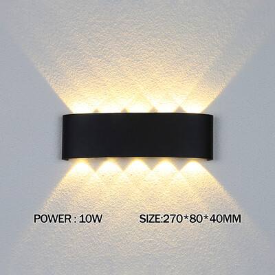 Led fali lámpa kültéri lépcsős lámpatest éjjeli tetőtér Nappali Fel Le Otthon Folyosó Lampada 2W 4W 6W 8W 10W 12W fali lámpatest