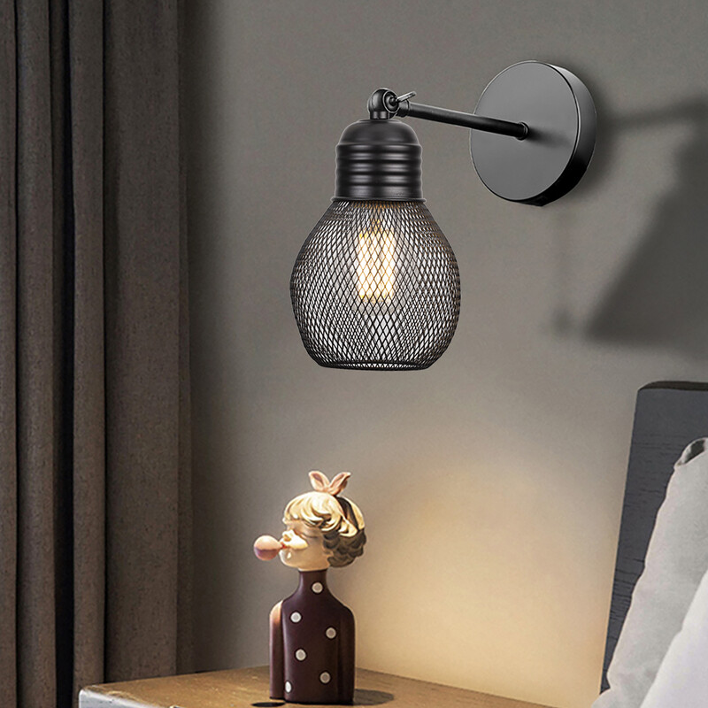 Lampă de perete industrială de epocă Abajur de tavan Lampă de perete retro pentru mansardă Iluminat de interior Cafe Bar Lampă decor E27 pentru cameră