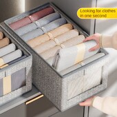 Vidljiva Kutija za pohranu odjeće Ladica za hlače Ladica za organiziranje Kutija Classified Sklopiva majica Organizator Ormar