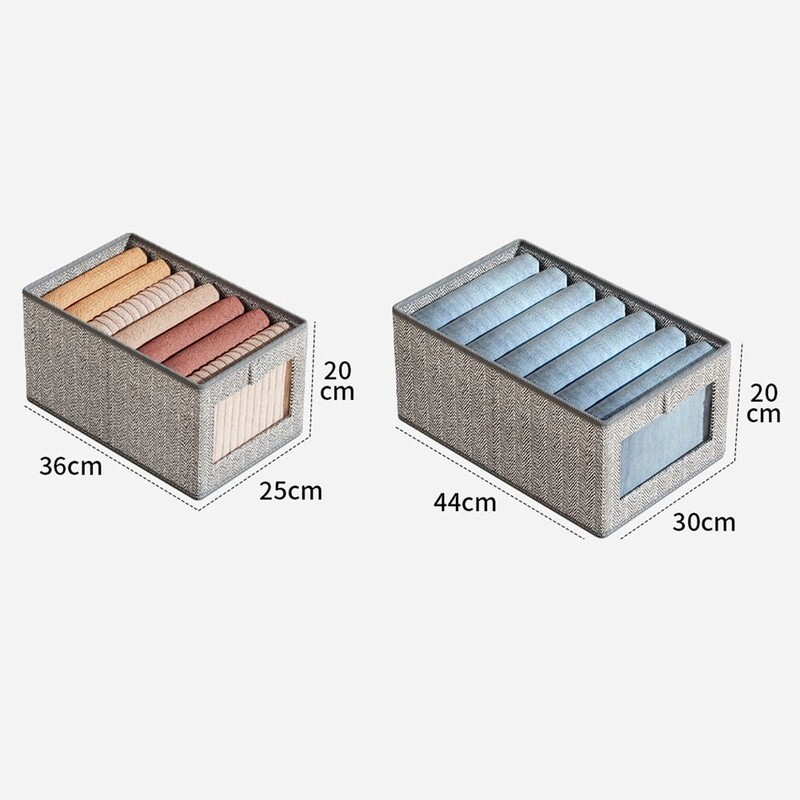 Vidljiva Kutija za pohranu odjeće Ladica za hlače Ladica za organiziranje Kutija Classified Sklopiva majica Organizator Ormar