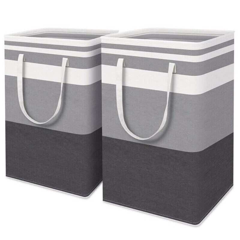 75L, sklopiva košara za rublje velikog kapaciteta, posuda za odlaganje odjeće s produljenom ručkom, korpa za pranje prljave odjeće