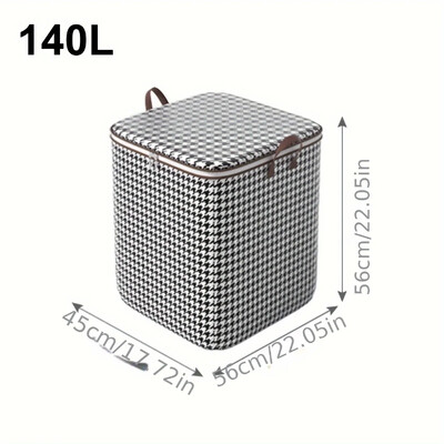 1vnt Futono laikymo krepšys neaustiniai audiniai, skaidrus vizualinis langas antklodžių laikymui, namų apyvokos daiktų laikymo krepšys