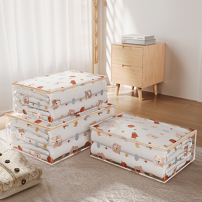 Gultas apakšējā glabāšanas kaste Salokāms apģērbs segas glabāšanas soma Mājsaimniecības putekļu un mitruma guļamistabas rotaļlietu kārtošanas soma