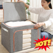 Μεγάλη τσάντα αποθήκευσης παπλώματος Αναδιπλούμενη οργάνωση αποθήκευσης Κουβέρτα κουβέρτα ρούχων Αδιάβροχη ντουλάπα Οργανωτική ντουλάπα ρούχων