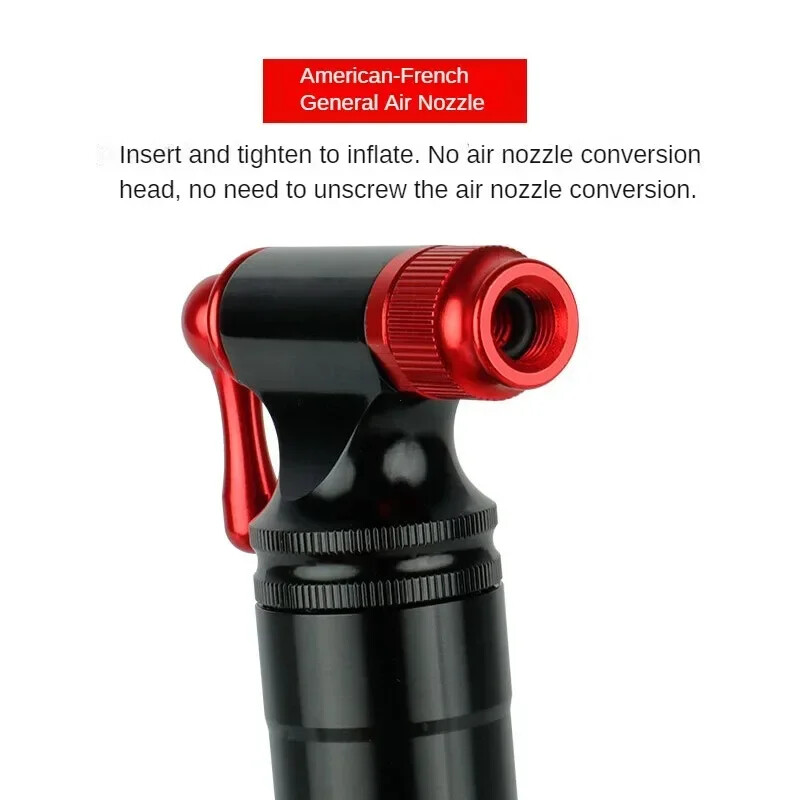 Biciklistička prijenosna zračna pumpa Co2 Pumpa za gume Aluminijska mini pumpa odgovara 8/12/16G Co2 za dodatke za MTB bicikle