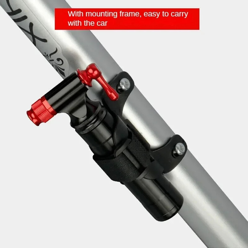 Biciklistička prijenosna zračna pumpa Co2 Pumpa za gume Aluminijska mini pumpa odgovara 8/12/16G Co2 za dodatke za MTB bicikle