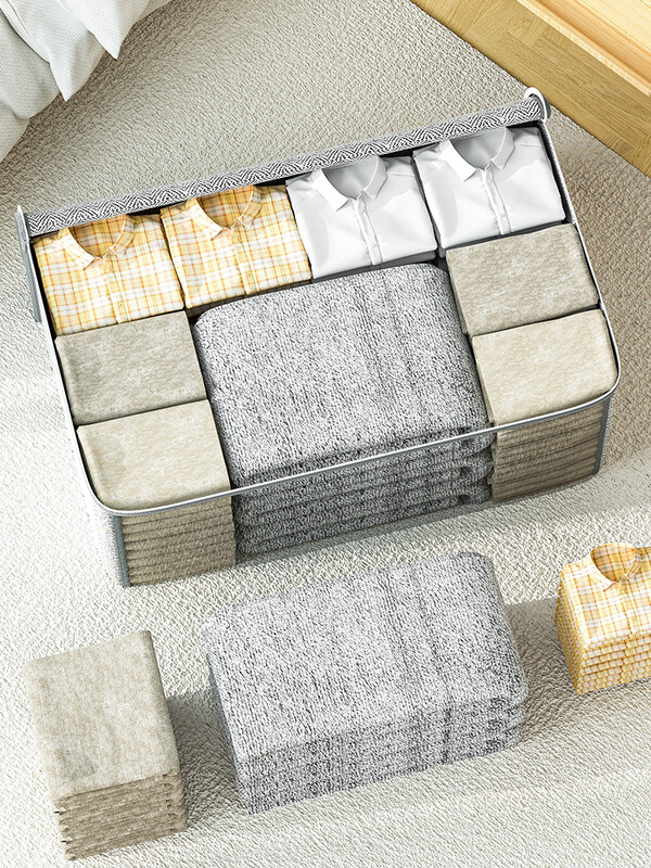 1PC multifunktsionaalne kaasaskantav riiete hoiukott Suure mahutavusega kokkupandav kaasaskantav hoiukonteiner tolmu puhastamise magamistuba