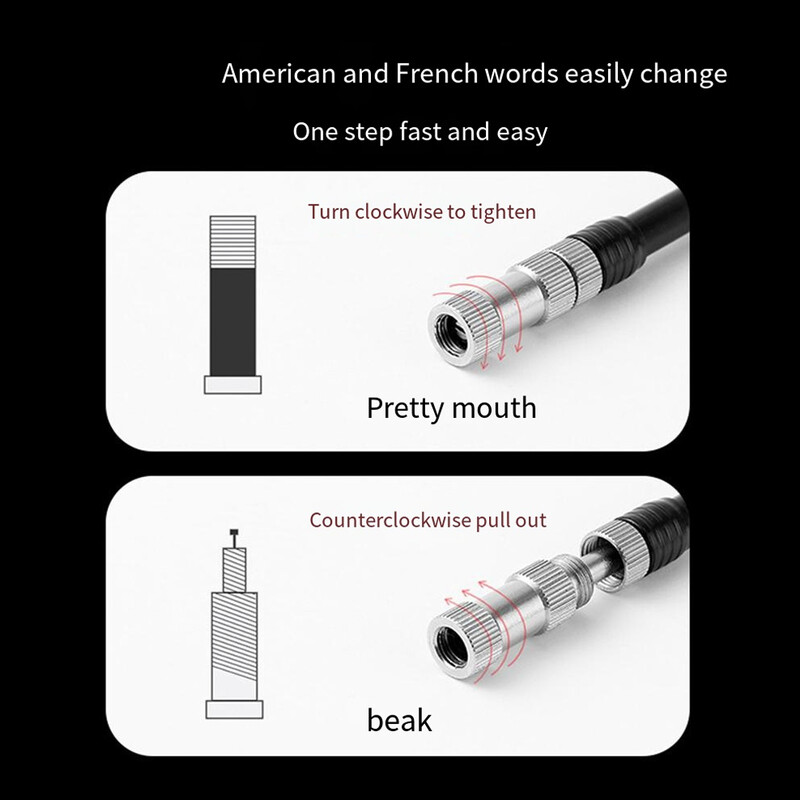 Hegyi kerékpáros szivattyú 400 PSI kerékpározáshoz hordozható kerékpáros léglengéscsillapító szivattyú műszeres alumíniumötvözet MTB kerékpáros gumiabroncs felfújó légszivattyúval