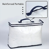 1-8 bucăți saci de depozitare pentru perne de pătură Saci de ambalare pentru lenjerie de pat în mișcare Saci de depozitare transparente din PVC