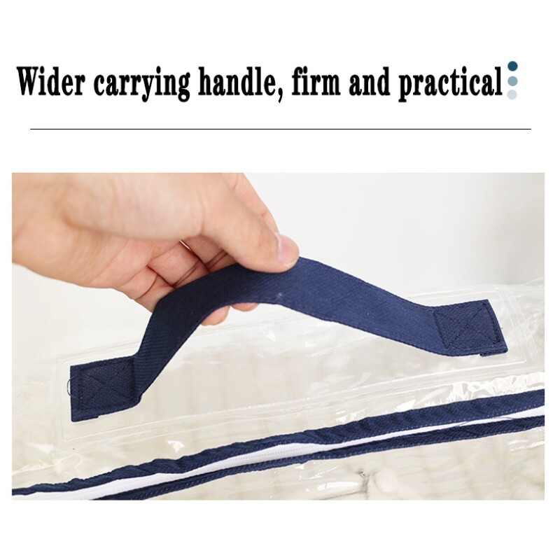 1-8 bucăți saci de depozitare pentru perne de pătură Saci de ambalare pentru lenjerie de pat în mișcare Saci de depozitare transparente din PVC