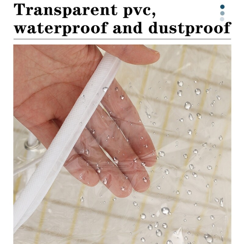 1-8 bucăți saci de depozitare pentru perne de pătură Saci de ambalare pentru lenjerie de pat în mișcare Saci de depozitare transparente din PVC