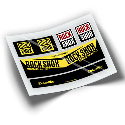 Amortizor Pegatinas ROCKSHOX MONARCH PLUS RC3 WP203 STICKERS