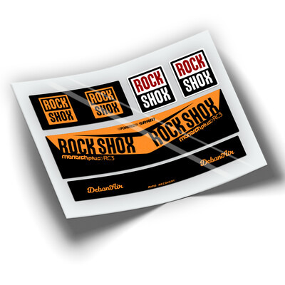Amortizor Pegatinas ROCKSHOX MONARCH PLUS RC3 WP203 STICKERS