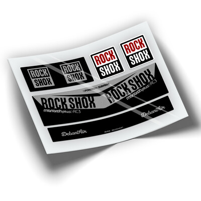 Amortizor Pegatinas ROCKSHOX MONARCH PLUS RC3 WP203 STICKERS