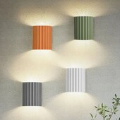 Μοντέρνο επιτοίχιο φωτιστικό LED Macaron Resin G9 Απλίκες για υπνοδωμάτια σαλονιού Διαδρόμου στο κομοδίνο Απλή διακόσμηση σπιτιού εσωτερικού χώρου
