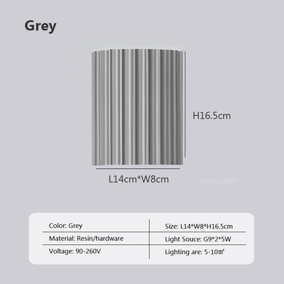 Μοντέρνο επιτοίχιο φωτιστικό LED Macaron Resin G9 Απλίκες για υπνοδωμάτια σαλονιού Διαδρόμου στο κομοδίνο Απλή διακόσμηση σπιτιού εσωτερικού χώρου